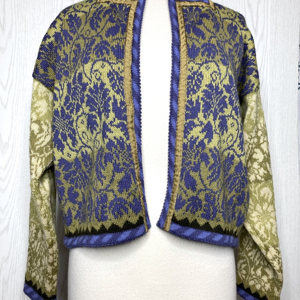 Oleana The Norwegian Story Wool Cardigan Sweater Size XL - Picture 10 of 14